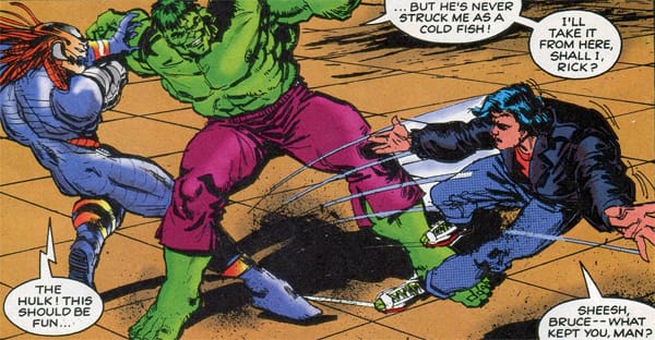Hulk gets in fight