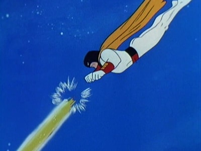 Space Ghost uses power bands
