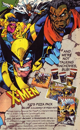 X-Men Pizza Hut Ad