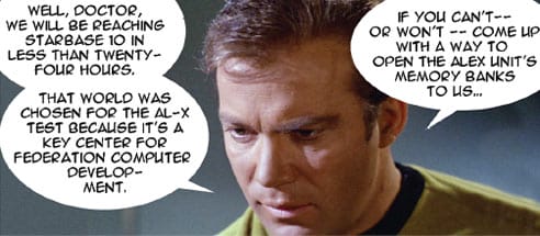 Kirk confronts Ursula