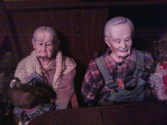 elderly couple dolls