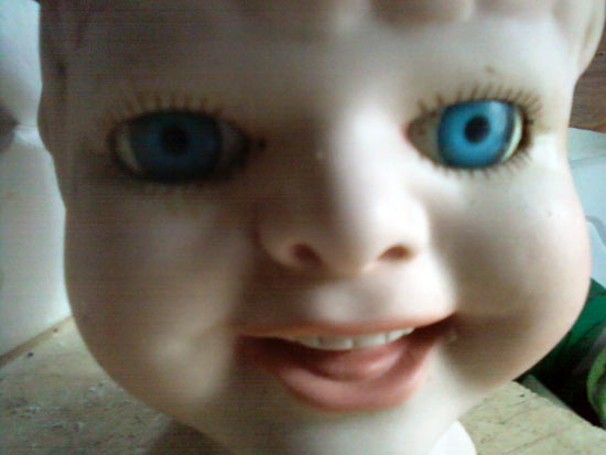 doll face close up