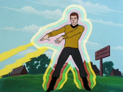 Kirk firing lasers