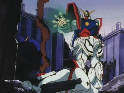 Shining Gundam defeats Maxter