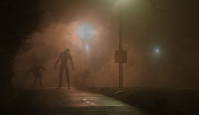 zombies in fog