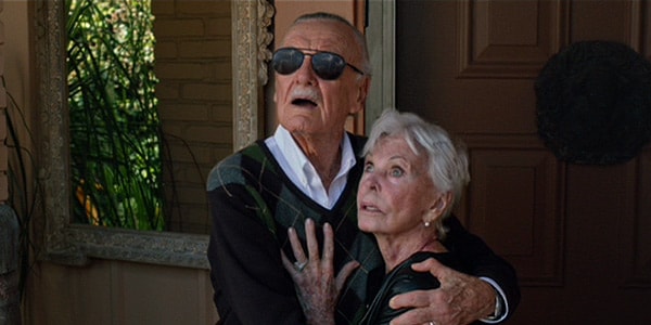 Stan Lee with woman