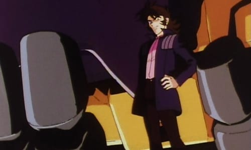 Kyoji in Devil Gundam's hand