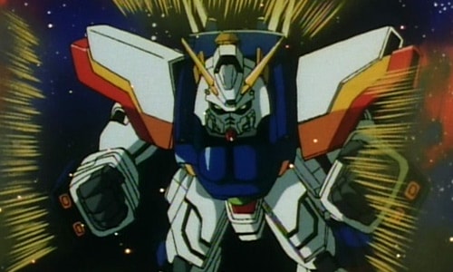 Shining Gundam transforming