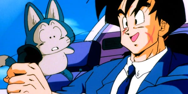 Yamcha and Puar in car