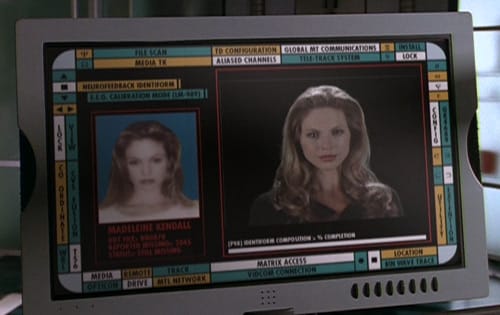 Carlotta's identity on screen