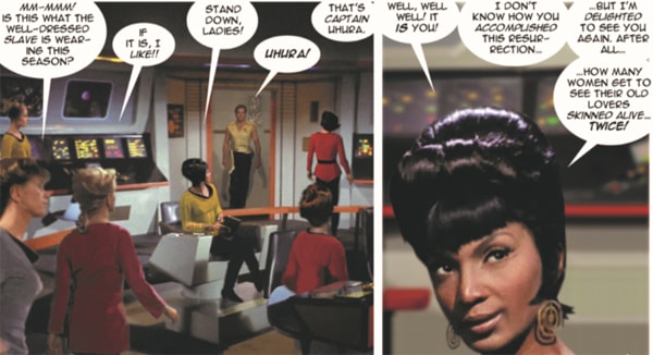 Kirk in Captain Uhura's universe
