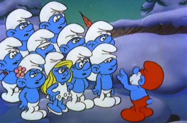 Singing Smurfs