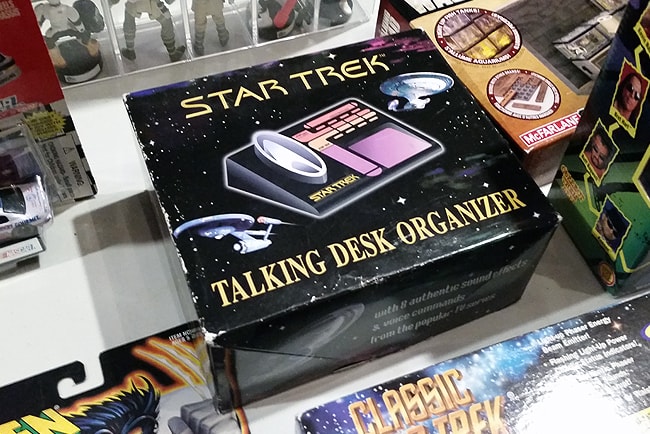 Star Trek Talking Desk Organizer