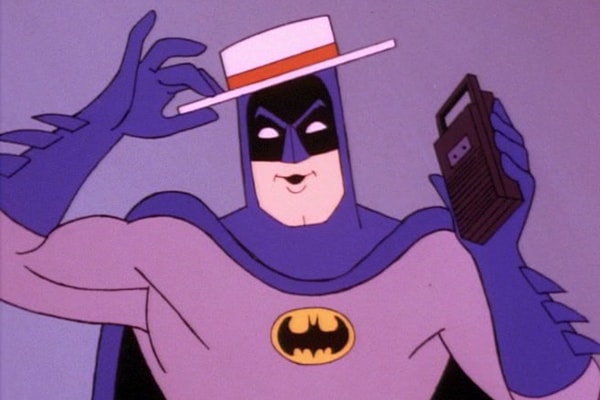 Orville disguised as Batman