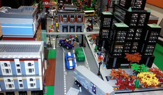 LEGO city back view