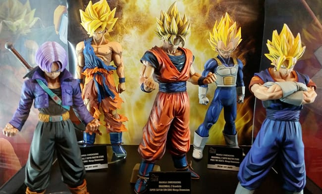 Dragon Ball Saiyan figures