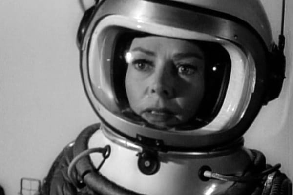 Maureen in space suit