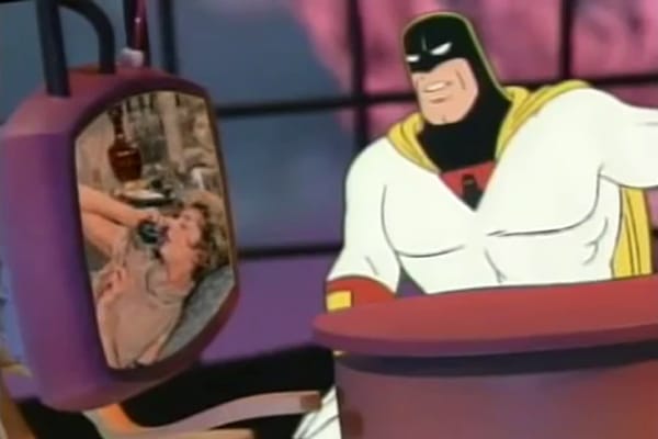 Space Ghost talking to Your Mother