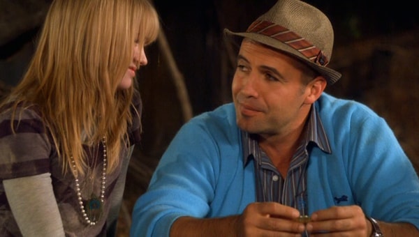 Billy Zane's character with daughter