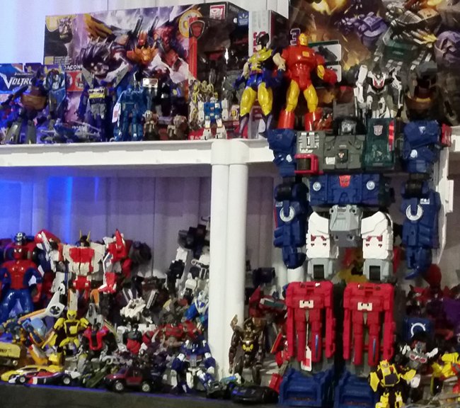 Tons of Transformers and superheroes